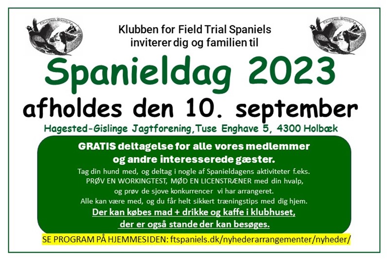 Spanieldag 2023 NYHED New